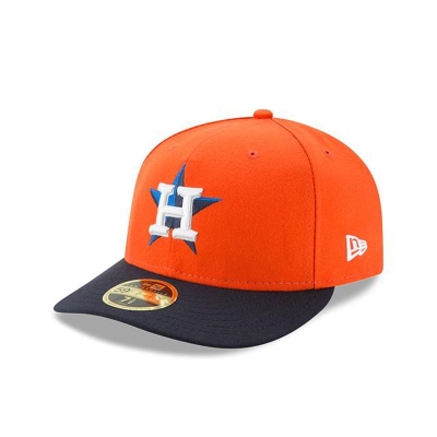 Sapca New Era Houston Astros MLB Authentic Collection Low Profile 59FIFTY Fitted - Portocalii